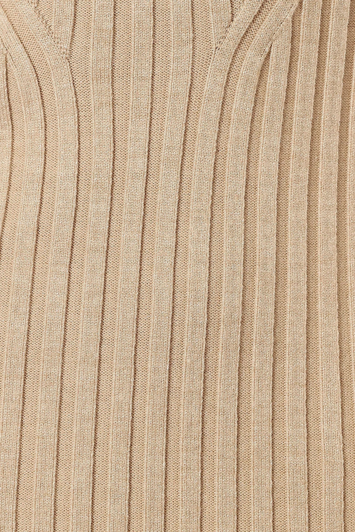Ainsley Long Sleeve Midi Dress - Nude
