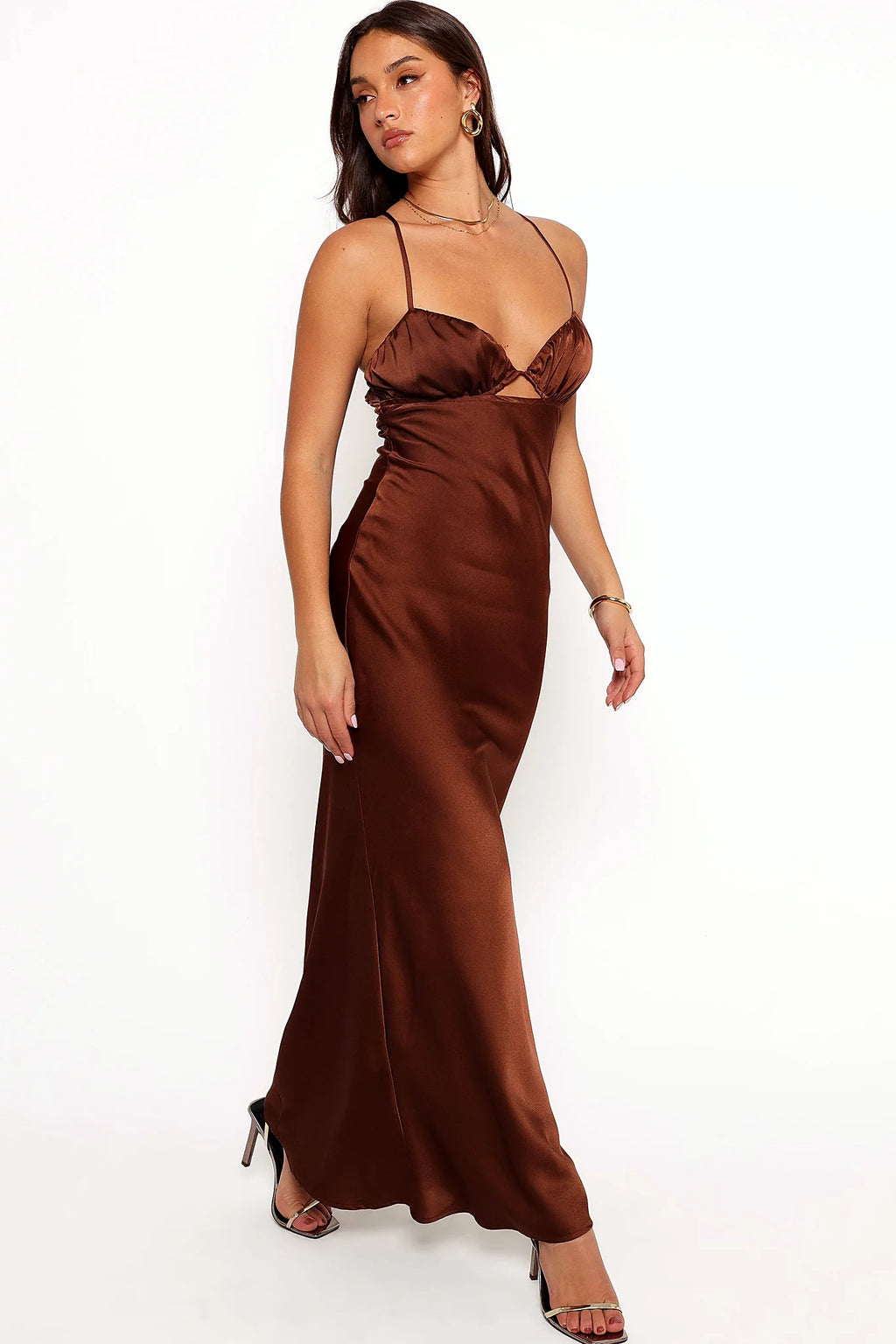 Amalia Maxi Dress - Chocolate