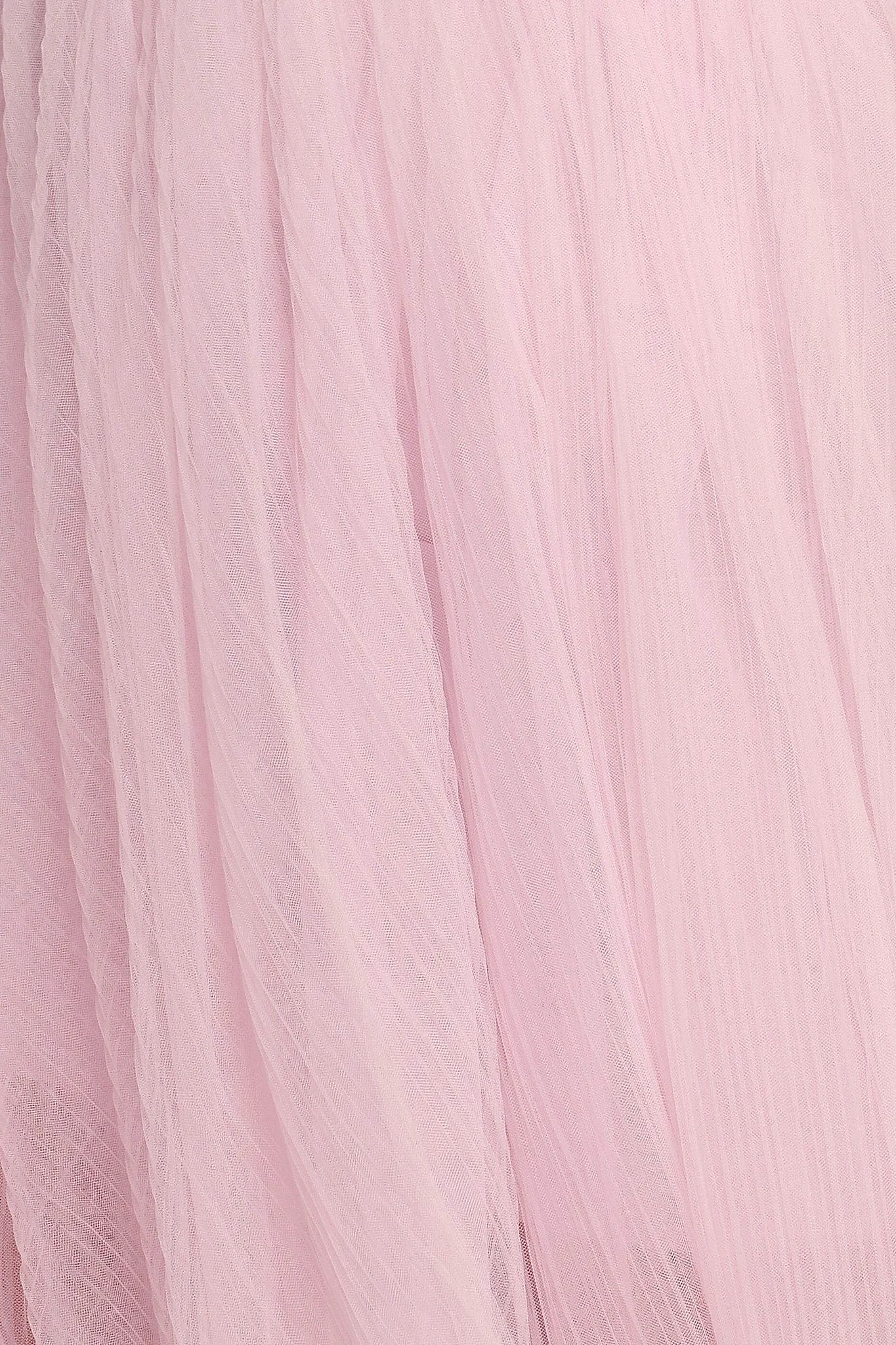 Anabella Strapless Maxi Dress - Pale Pink