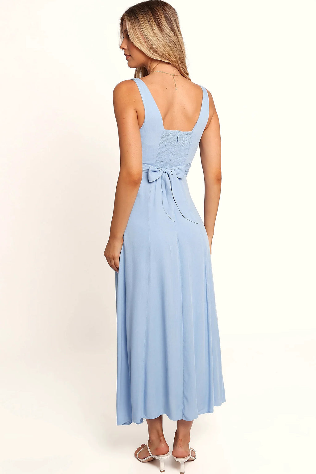 Archer Midi Dress - Cornflower Blue