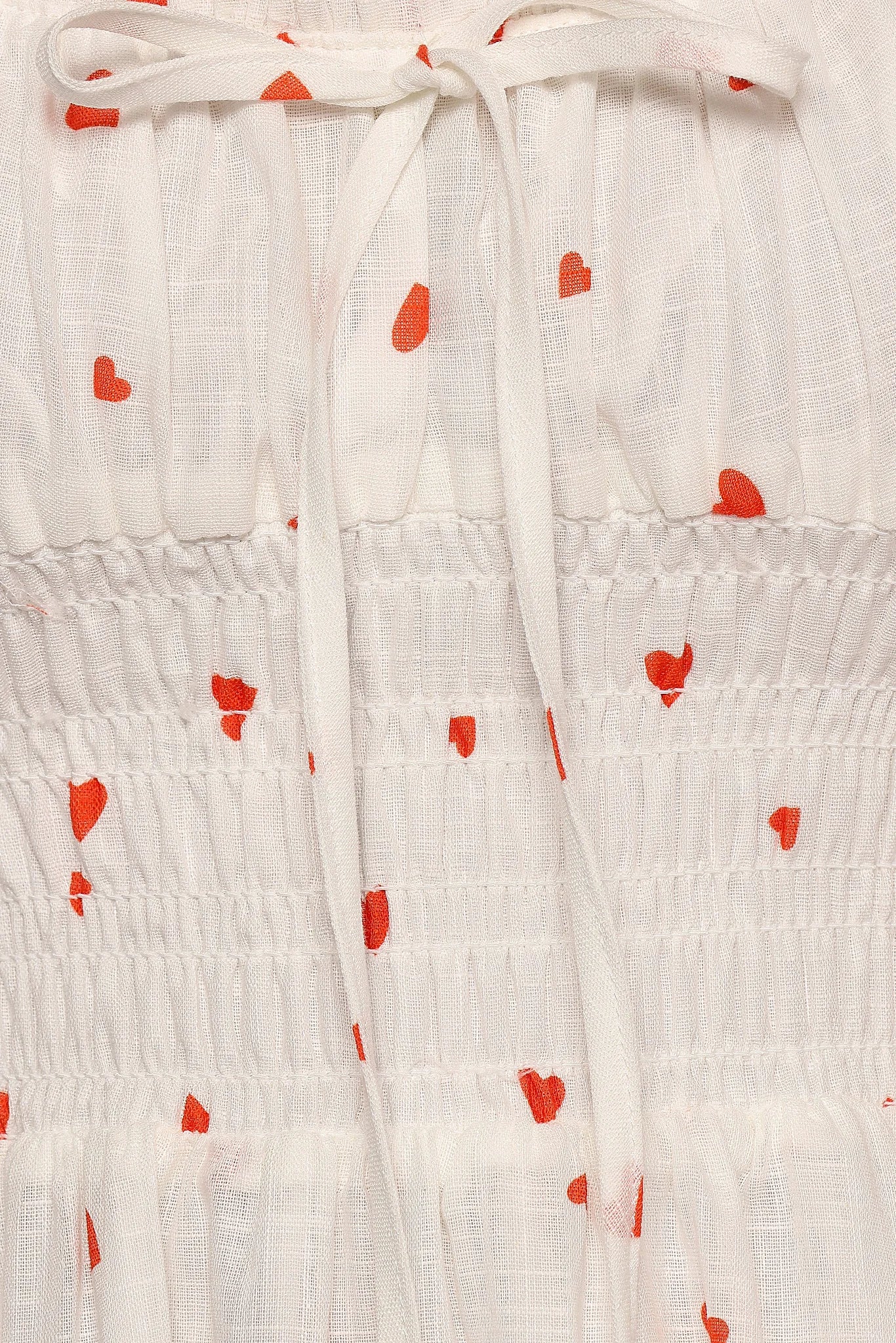 Auguste Midi Dress - Ditsy Heart