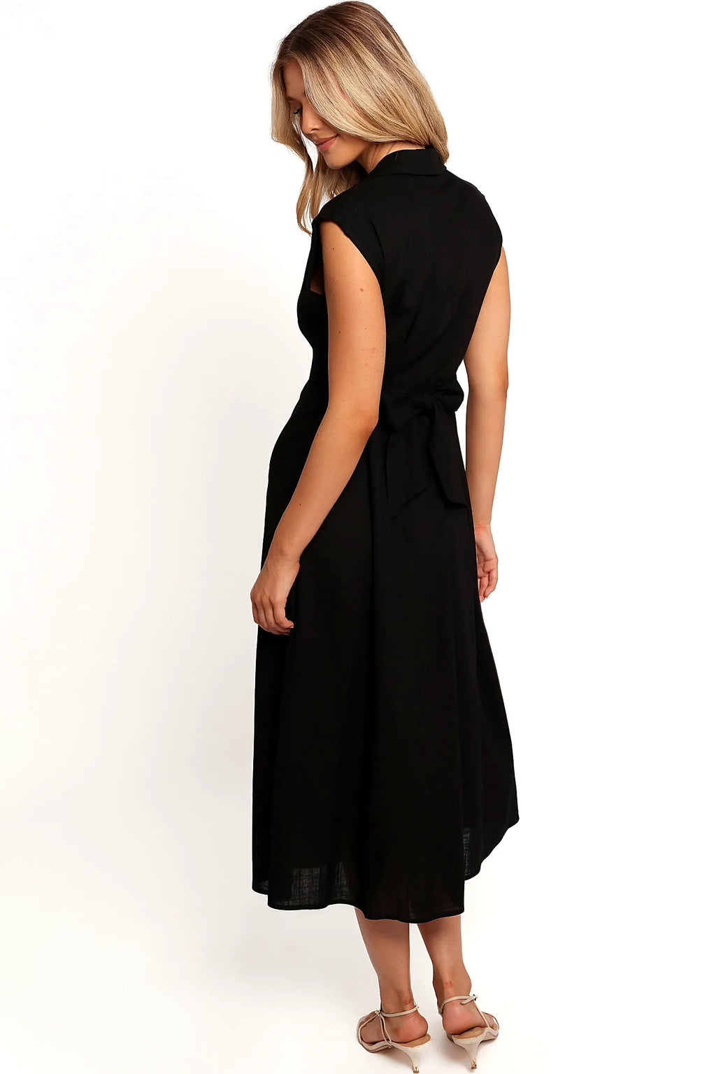 Cami Midi Dress - Black