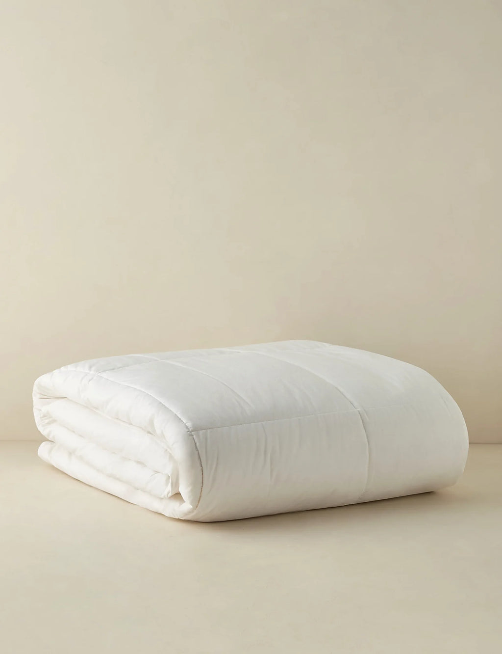 King and cal king down duvet insert photographed flat