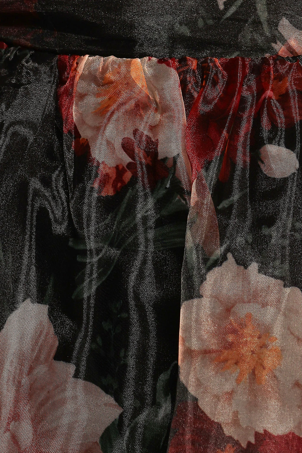 Elspeth Midi Dress - Black Floral