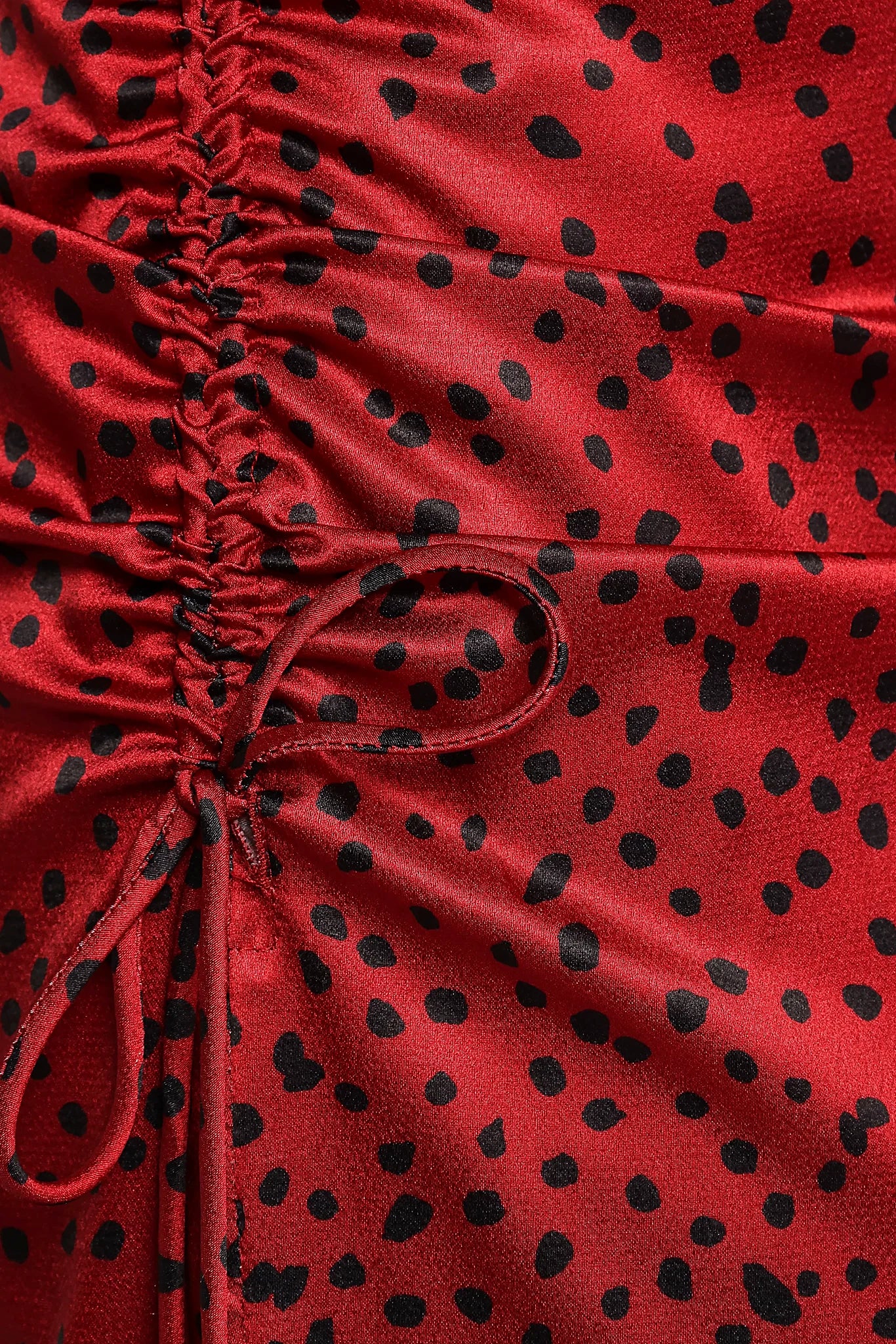Enid Midi Dress - Red