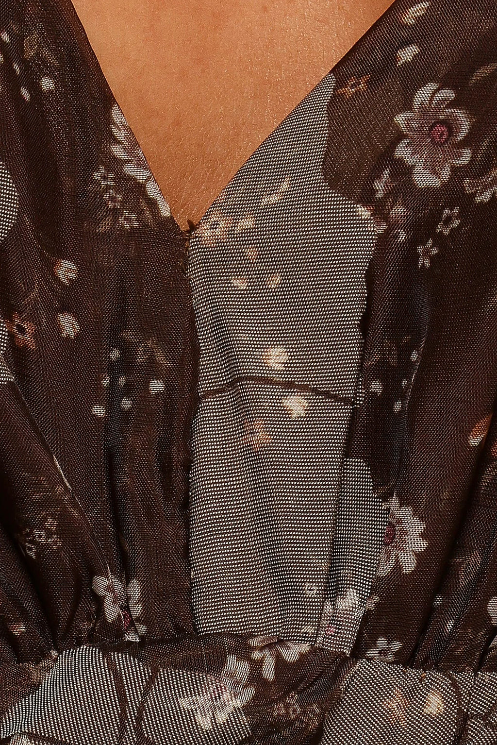 Farryn Maxi Dress - Brown/Grey