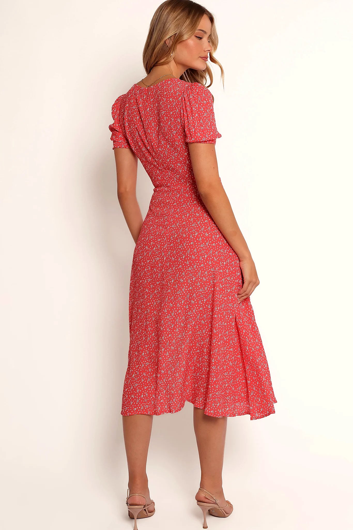 Franklin Dress - Red Floral