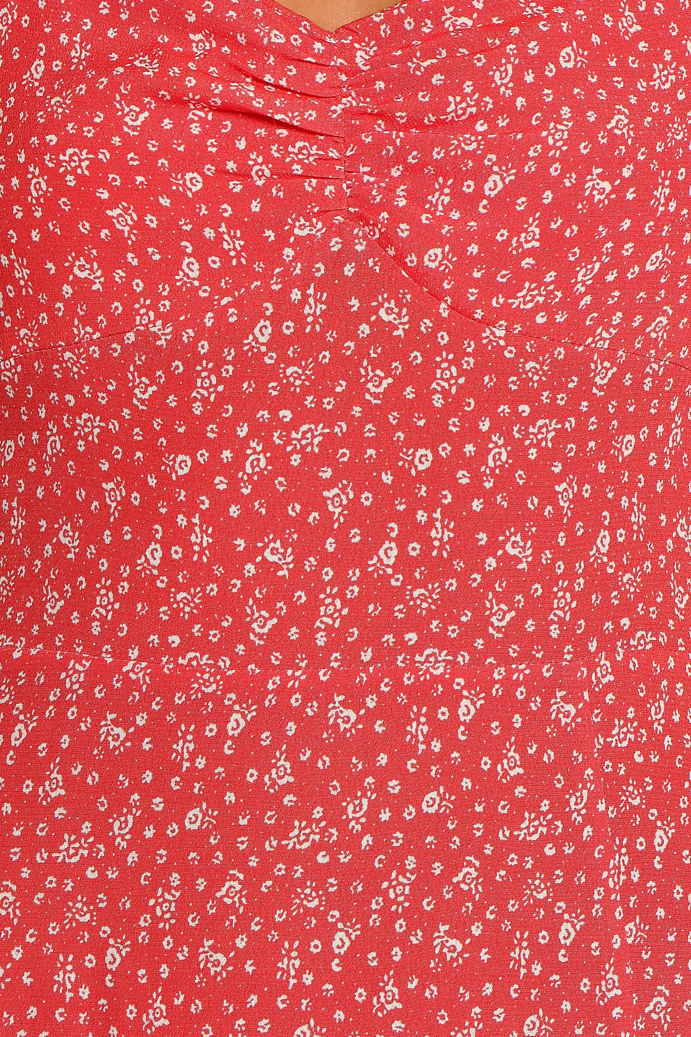 Franklin Dress - Red Floral
