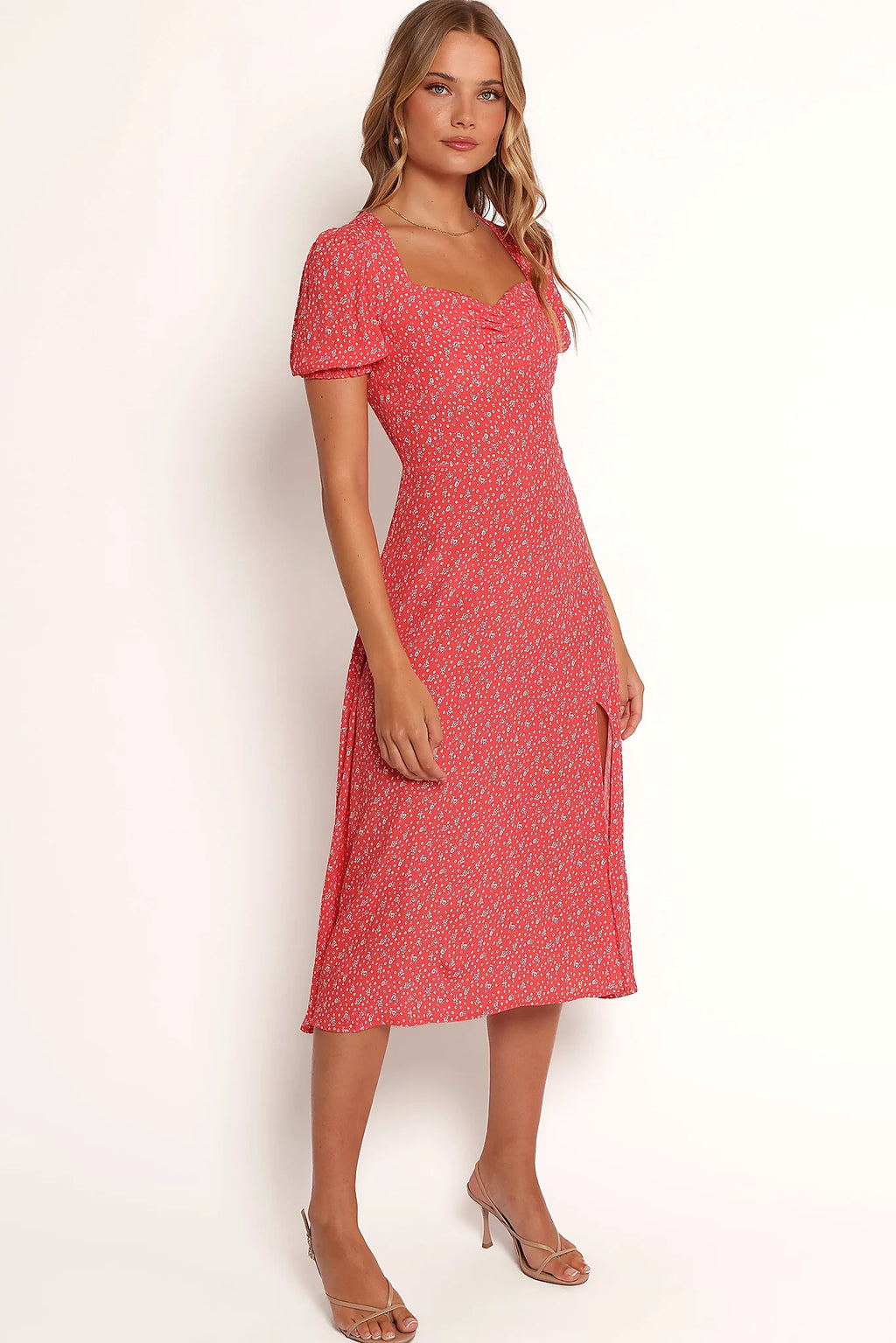 Franklin Dress - Red Floral