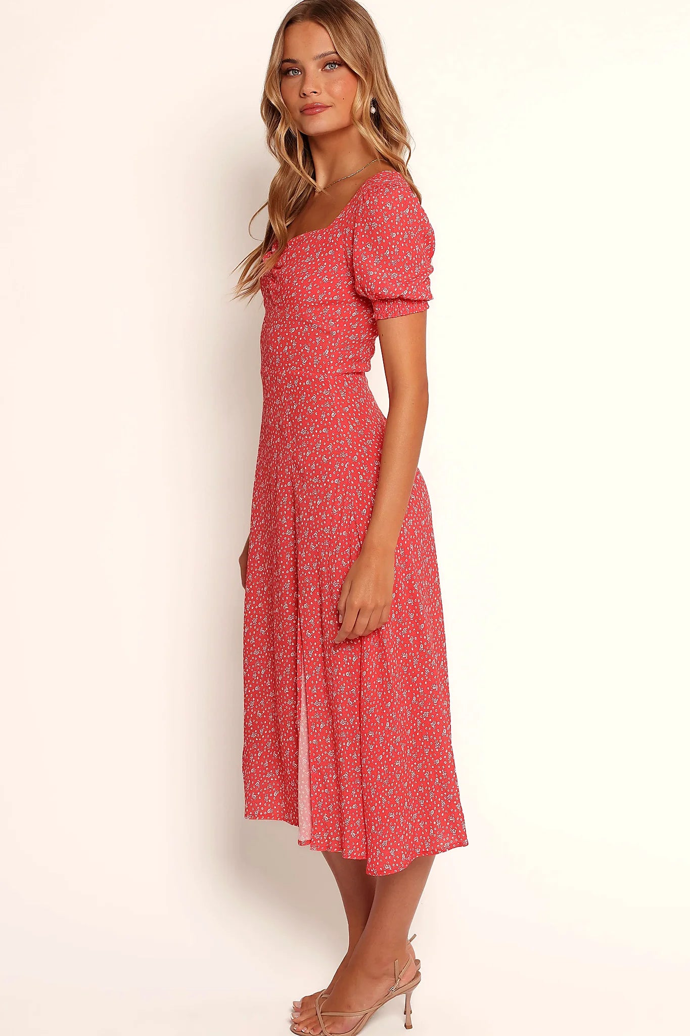 Franklin Dress - Red Floral