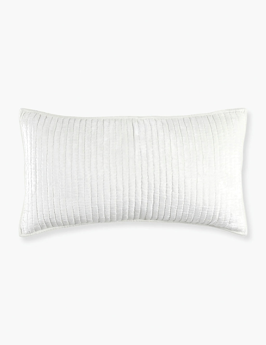Second colourway of the linear quilted velvet sham
