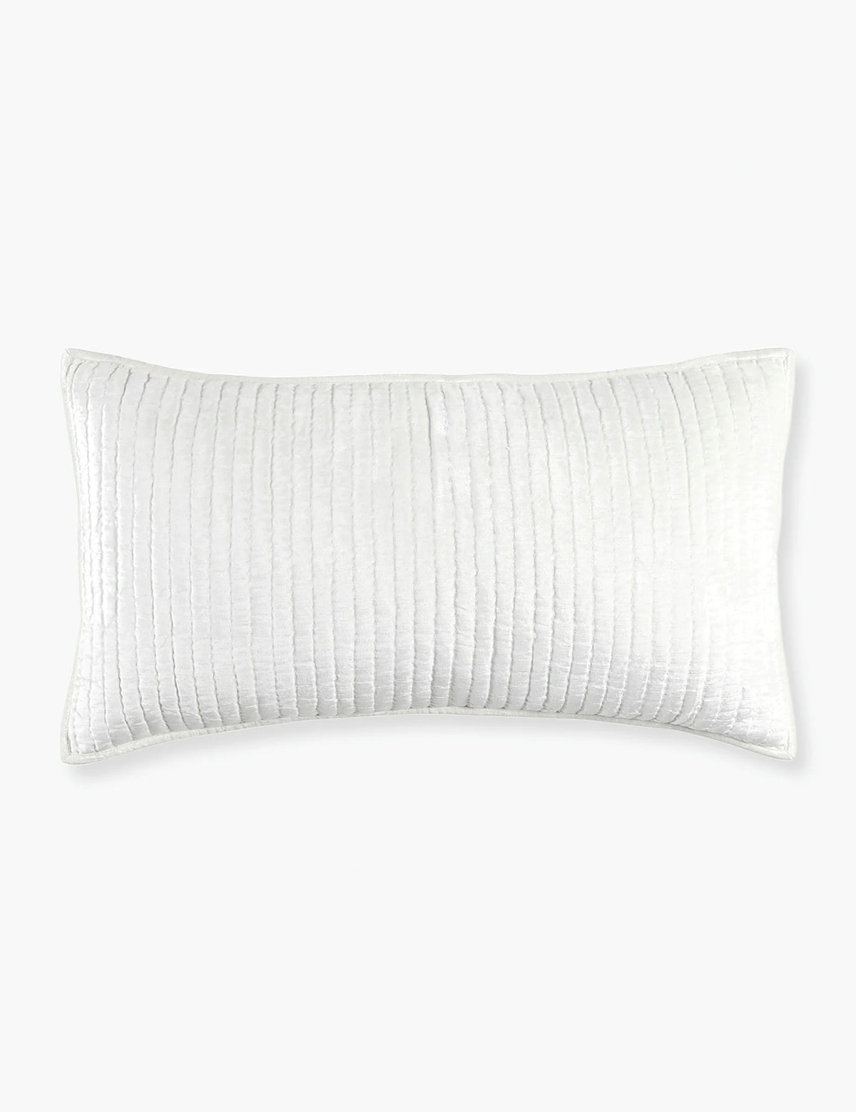 Second colourway of the linear quilted velvet sham