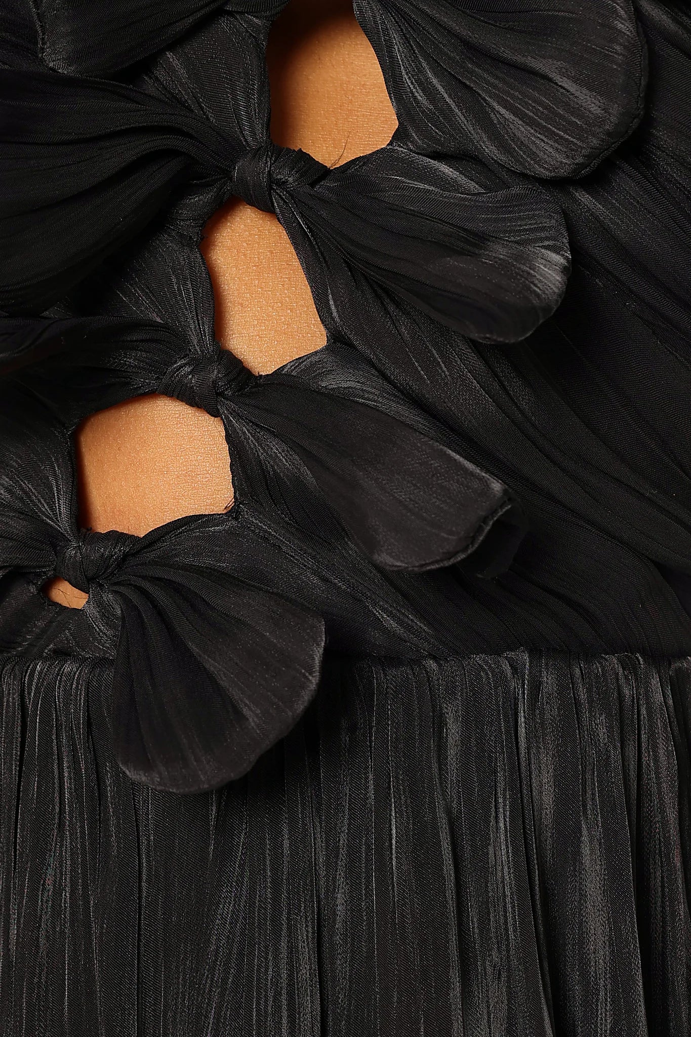 Mila Strapless Midi Dress - Black
