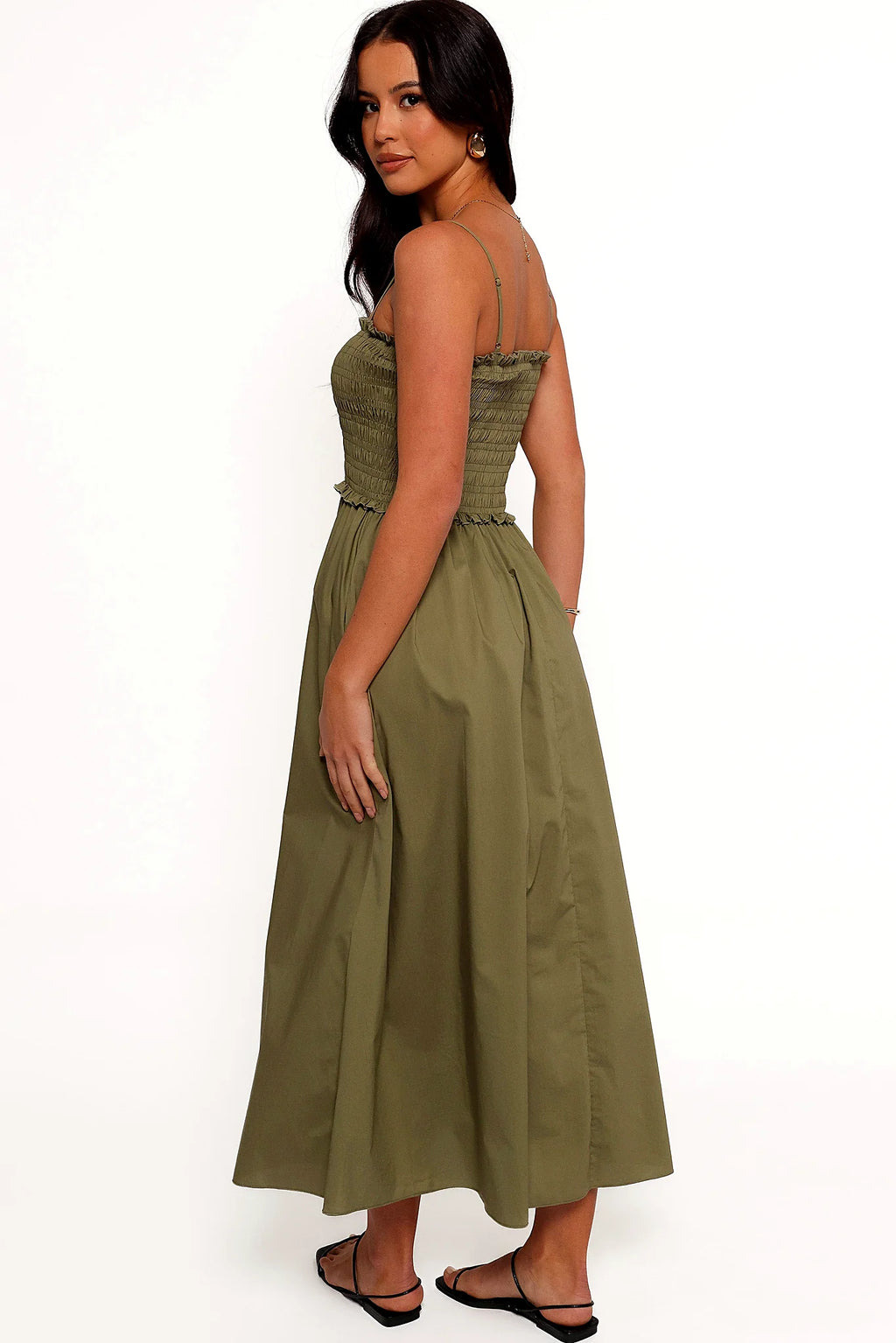 Nigella Maxi Dress - Olive Green