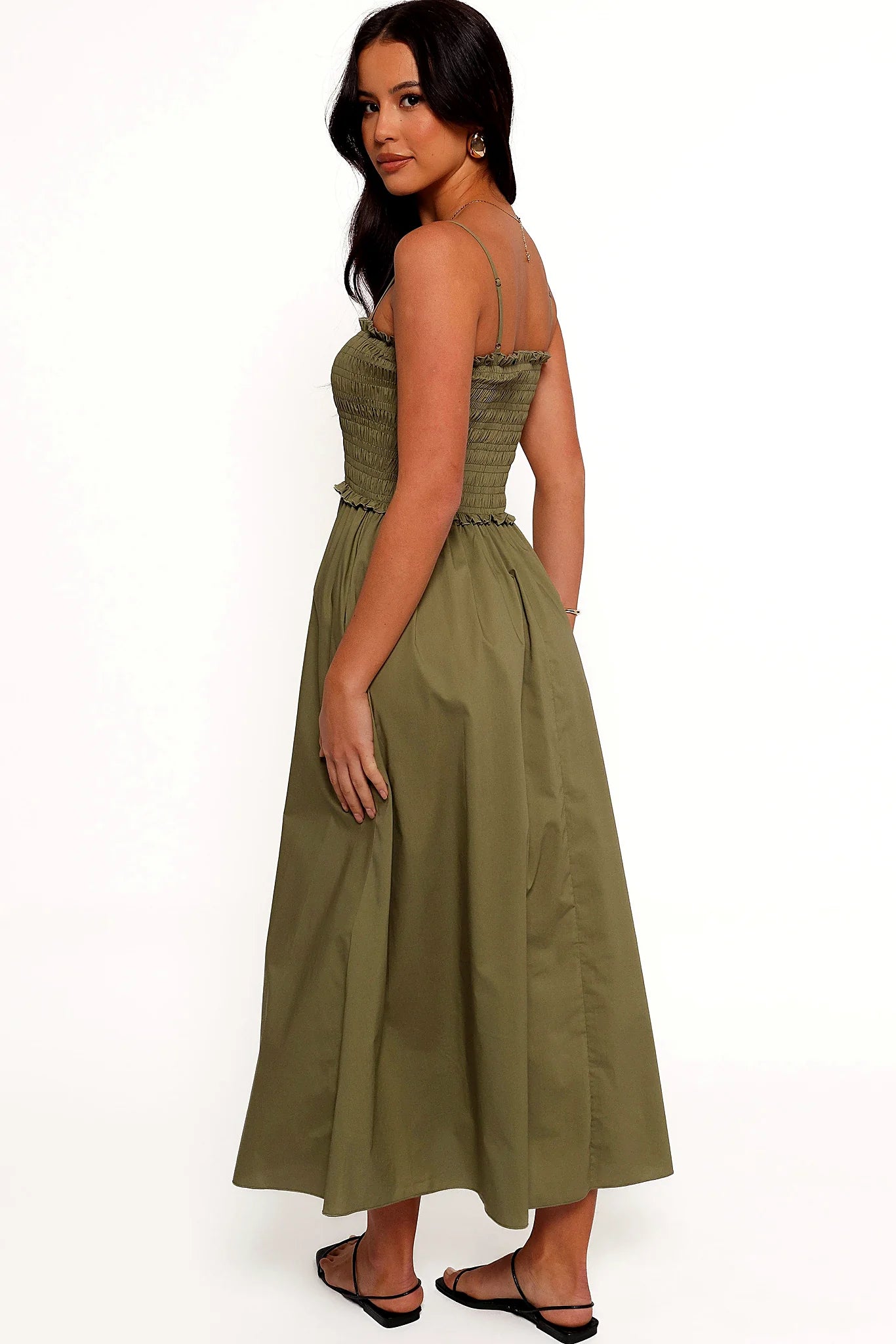 Nigella Maxi Dress - Olive Green