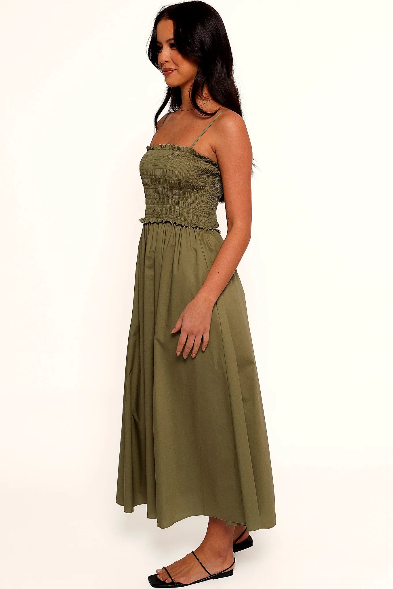 Nigella Maxi Dress - Olive Green
