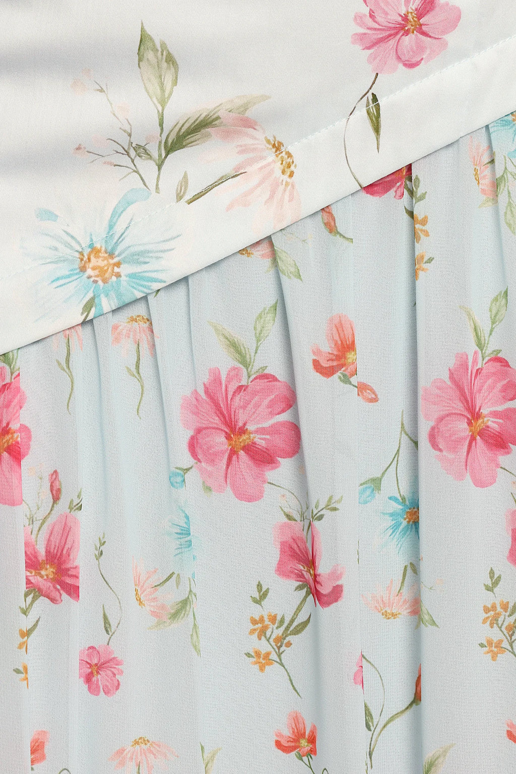 Renata Maxi Dress - Blue Floral