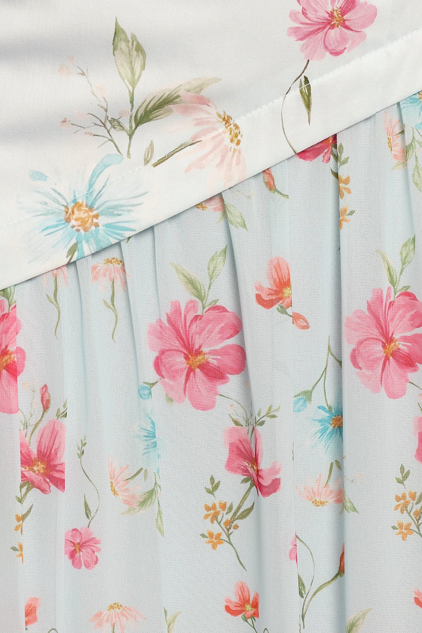 Renata Maxi Dress - Blue Floral