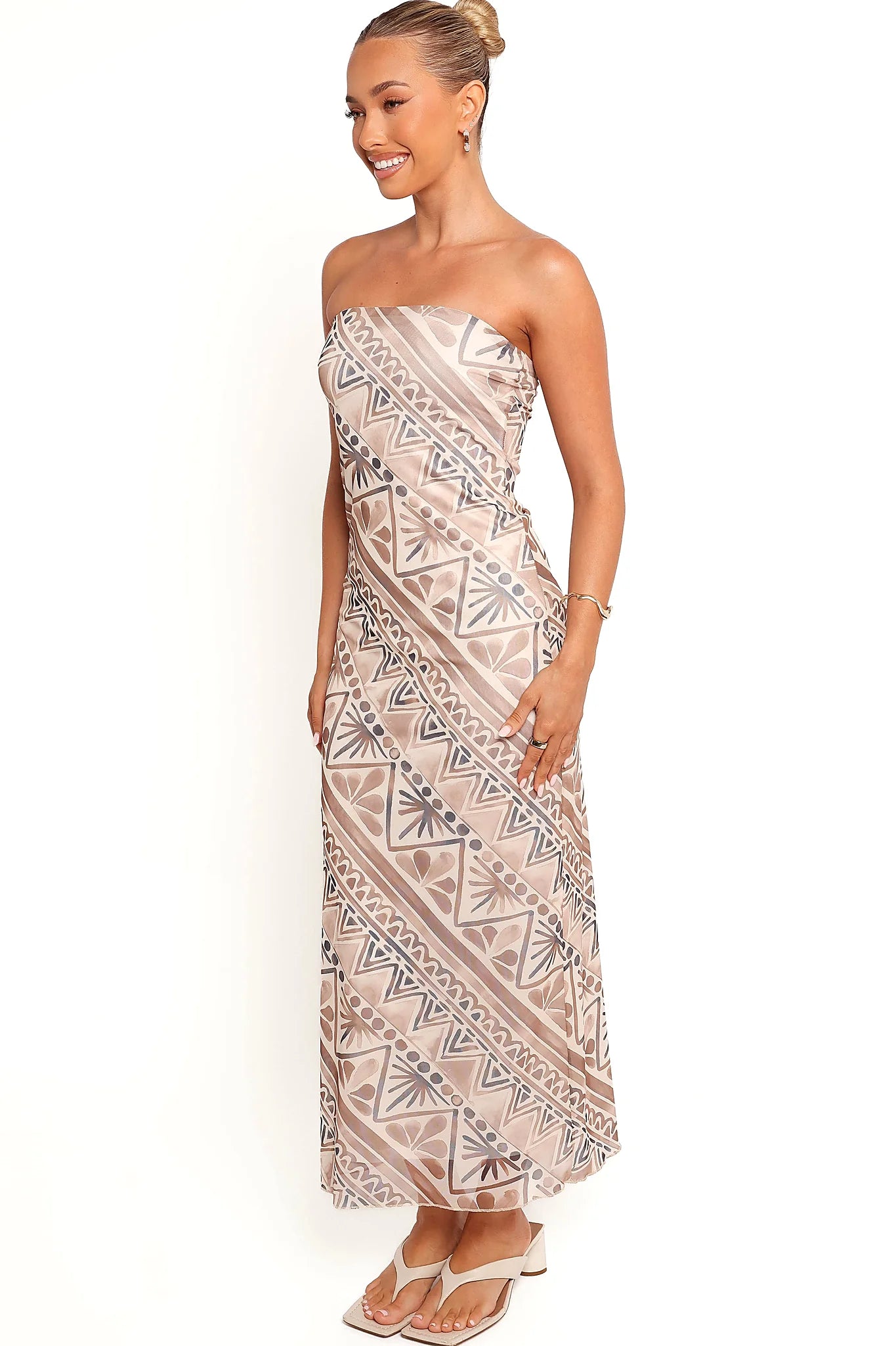 Close detail of the printed mesh over the base fabric