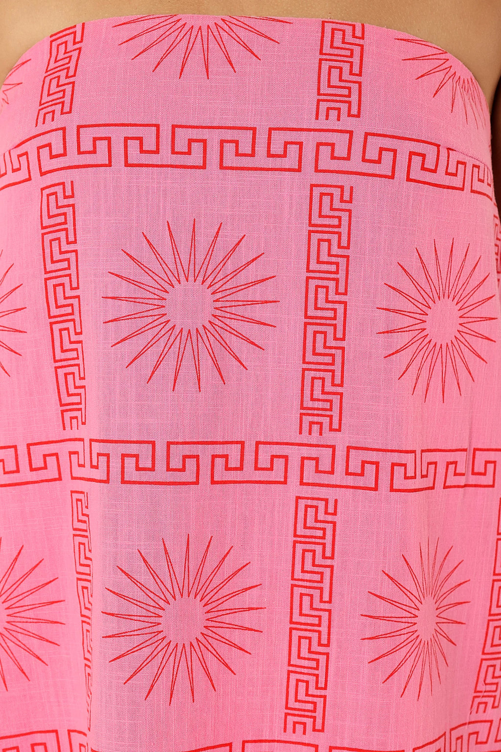 Soph Strapless Maxi Dress - Pink Red
