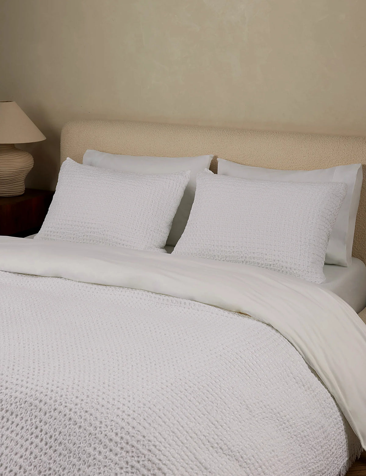 Lenora Textured Cotton Linen Sham