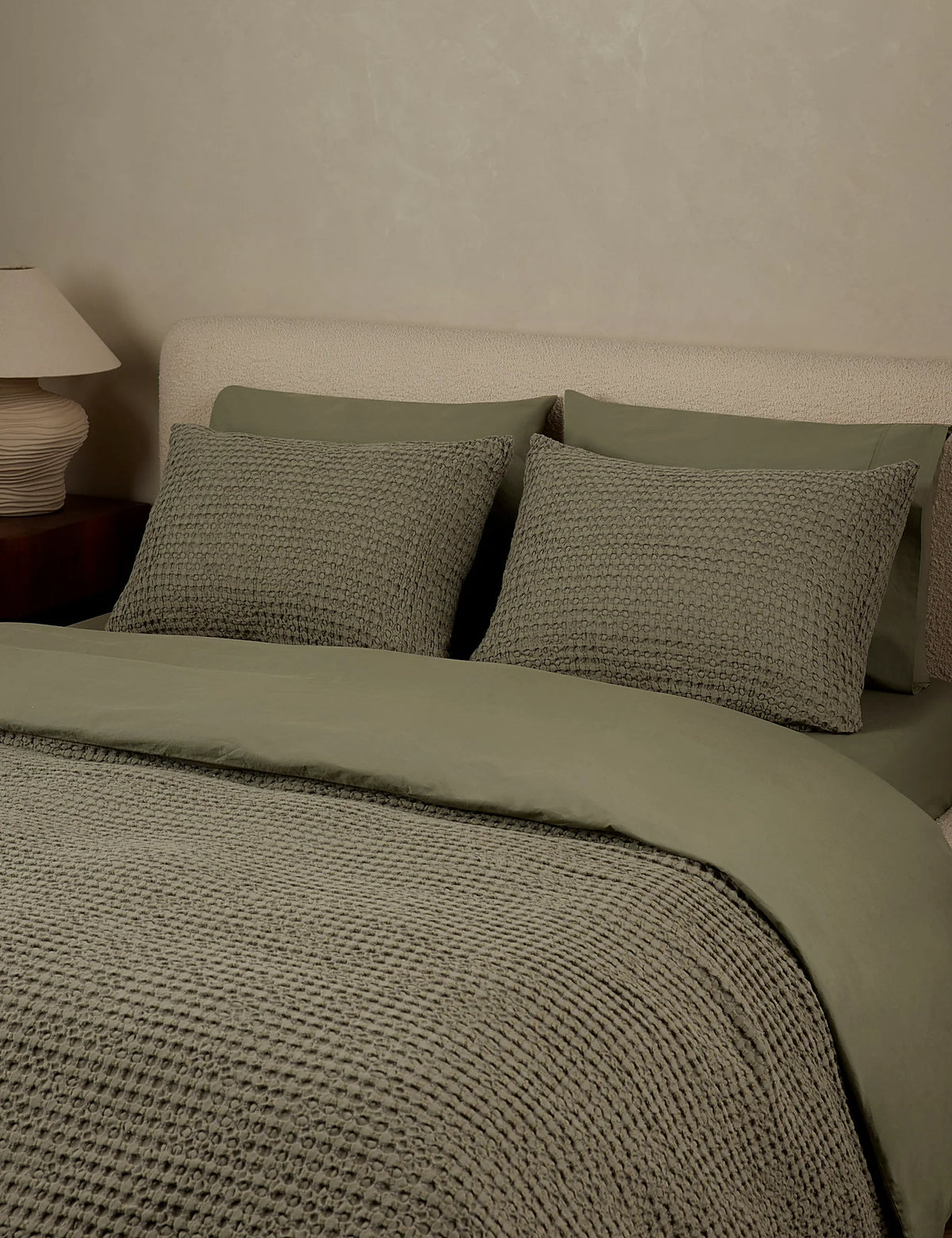 Lenora Textured Cotton Linen Sham