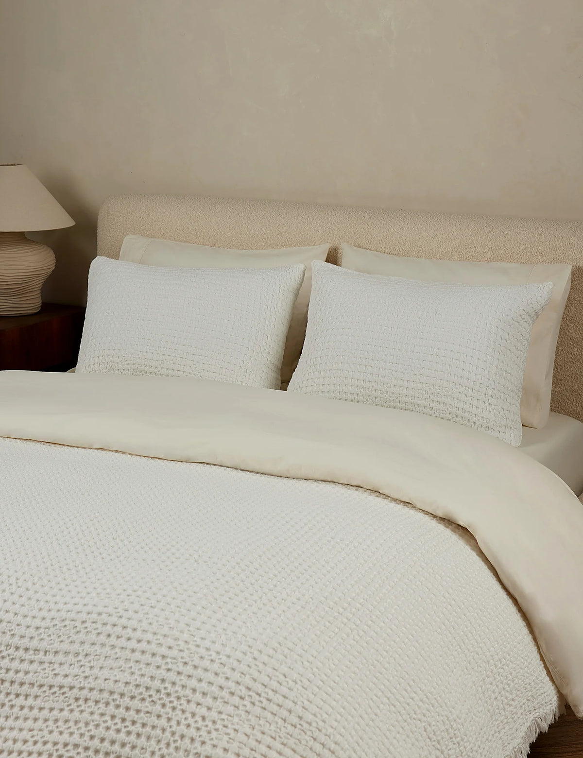 Lenora Textured Cotton Linen Sham