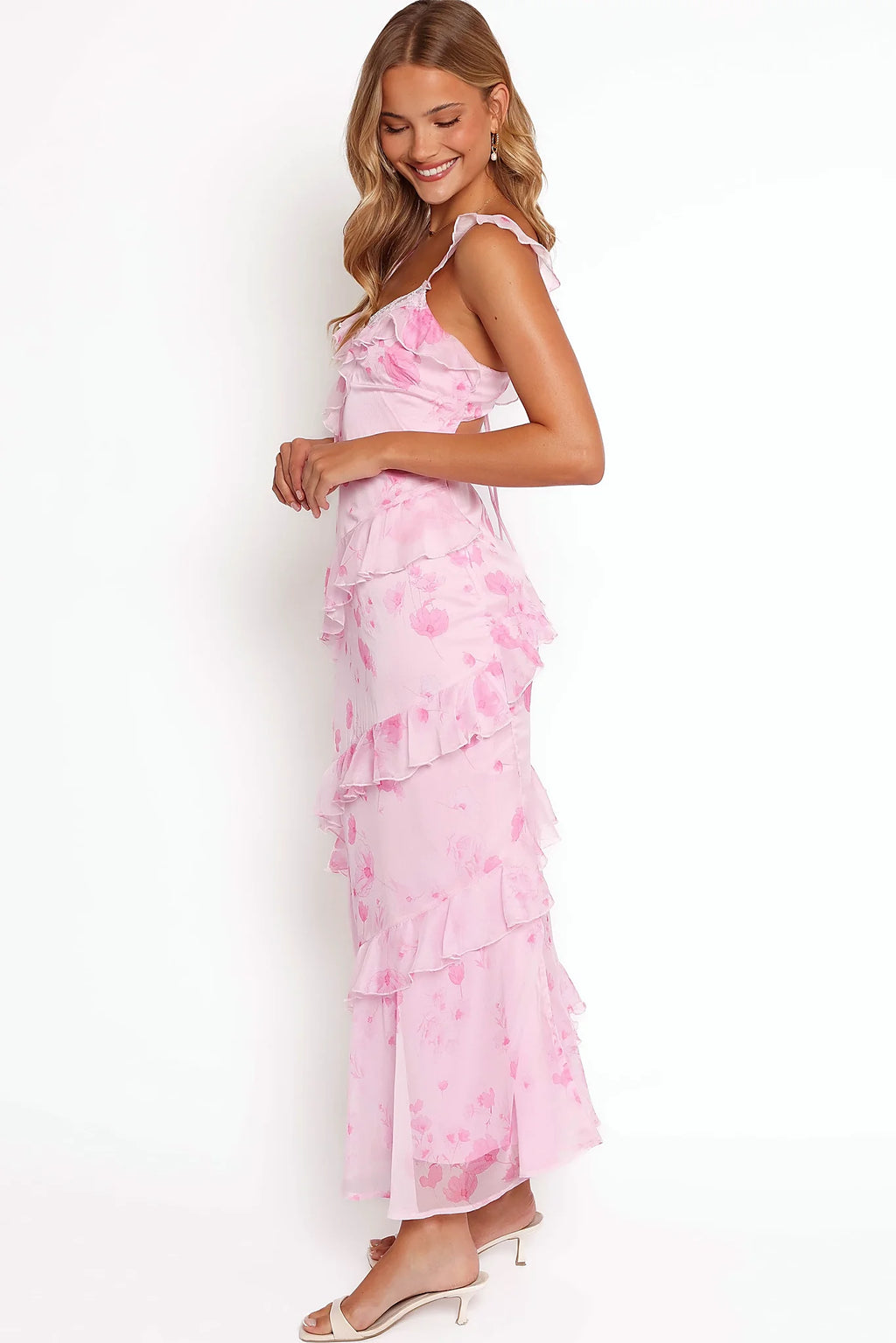 Virginia Maxi Dress - Lilac Floral