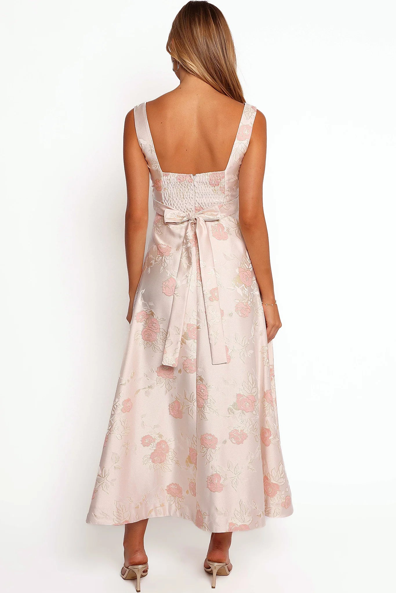 Zaria Midi Dress - Pink Floral